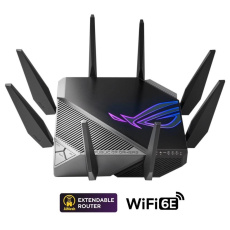 ASUS ROG Rapture GT-AX11000 (AXE11000) WiFi 6E Extendable Gaming Router, 2.5G port, Aimesh, 4G/5G Mobile Tethering ASUS ROG Rapture GT-AX11000 (AXE11000) WiFi 6E Extendable Gaming Router, 2.5G port, Aimesh, 4G/5G Mobile Tethering