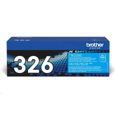 Toner BROTHER TN-326C Laserový spotrebný materiál - 3500 strán za minútu - pre DCP-L8450CDW Toner BROTHER TN-326C Laserový spotrebný materiál - 3500 strán za minútu - pre DCP-L8450CDW