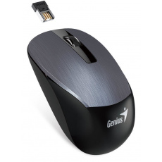 Myš GENIUS NX-7015/ 1600 dpi/ senzor Blue-Eye/ bezdrôtová/ kovovo sivá Myš GENIUS NX-7015/ 1600 dpi/ senzor Blue-Eye/ bezdrôtová/ kovovo sivá