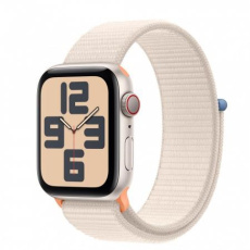 APPLE Watch SE GPS + Cellular 44mm Starlight Aluminium Case with Starlight Sport Loop APPLE Watch SE GPS + Cellular 44mm Starlight Aluminium Case with Starlight Sport Loop