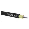 DROP1000 Solarix kábel, 12vl 9/125, 3,8mm, LSOH, čierny, 500m cievka SXKO-DROP-12-OS-LSOH