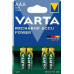 Varta LR03/4BP 800 mAh Ready to use (Blistr 4ks)