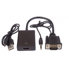 PREMIUMCORD VGA+audio elektronický prevodník na HDMI FULL HD 1080p PREMIUMCORD VGA+audio elektronický prevodník na HDMI FULL HD 1080p