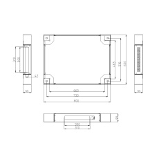 LEXI-Net podstavec s filtrem pro stojanový rozvaděč 600x800, šedý LEXI-Net podstavec s filtrem pro stojanový rozvaděč 600x800, šedý