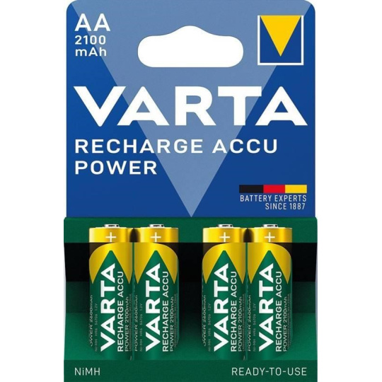 Varta LR6/4BP 2100 mAh Ready to use (Blistr 4ks) Varta LR6/4BP 2100 mAh Ready to use (Blistr 4ks)