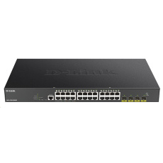 D-Link DGS-1250-28XMP 28-portový gigabitový inteligentný PoE switch, 24x GbE PoE+, 4x SFP+, PoE 370W D-Link DGS-1250-28XMP 28-portový gigabitový inteligentný PoE switch, 24x GbE PoE+, 4x SFP+, PoE 370W
