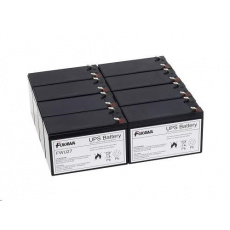 Batérie - FUKAWA FWU-27 sada batérií pre RBC27 (12V/9Ah, 8ks) Batérie - FUKAWA FWU-27 sada batérií pre RBC27 (12V/9Ah, 8ks)
