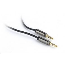GEMBIRD kábel CABLEXPERT jack 3,5 mm M/M, PREMIUM QUALITY, pozlátený, 1,8 m GEMBIRD kábel CABLEXPERT jack 3,5 mm M/M, PREMIUM QUALITY, pozlátený, 1,8 m