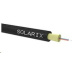 DROP1000 Solarix kábel, 2vl 9/125, 3,5mm, LSOH, čierny, 500m cievka SXKO-DROP-2-OS-LSOH