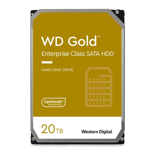 WD GOLD WD201KRYZ 20TB SATA/ 6Gb/s 512MB cache 7200 otáčok za minútu, CMR, Enterprise WD GOLD WD201KRYZ 20TB SATA/ 6Gb/s 512MB cache 7200 otáčok za minútu, CMR, Enterprise