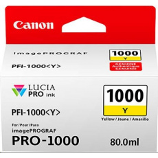 Canon BJ CARTRIDGE PFI-1000 Y (žltá atramentová nádržka) Canon BJ CARTRIDGE PFI-1000 Y (žltá atramentová nádržka)