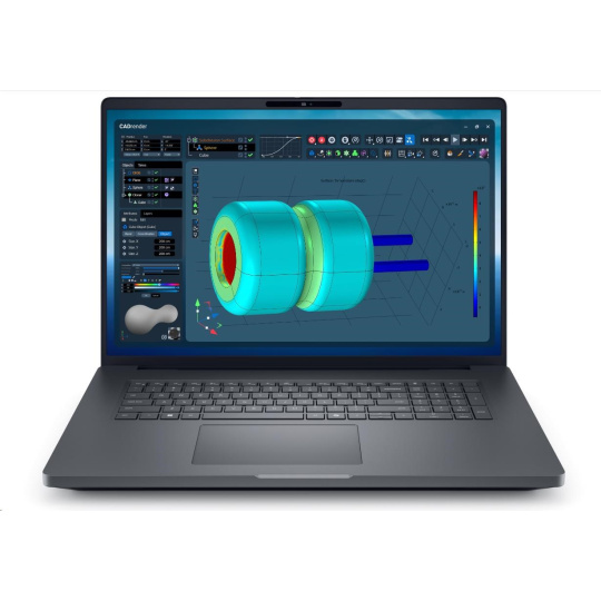 DELL NTB Pro Max Plus 18 MB18250/U7-265HX/32GB/1TSSD/18" QHD+/IR Cam/NVI RTX 3000/280W Type-C/WLAN/Bck Kb/W11P/3Y PS NBD