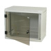 BAZAR - TRITON 19" jednodílný rozvaděč 12U/400mm, černý - rozbité sklo