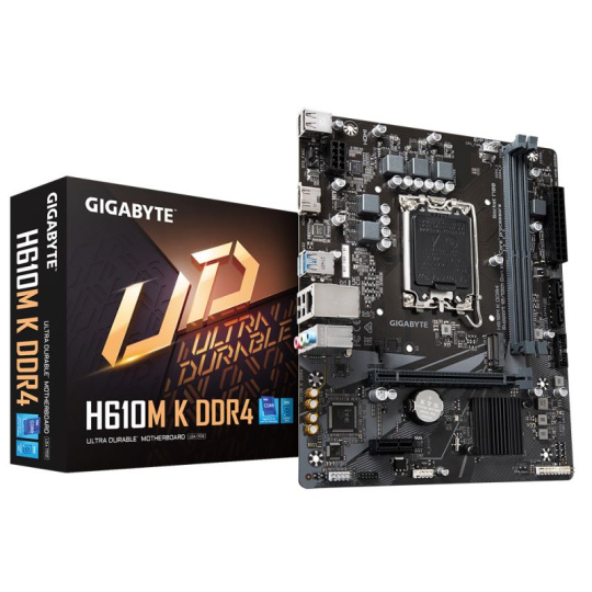 BAZAR GIGABYTE MB Sc LGA1700 H610M K DDR4, Intel H610, 2xDDR4, 1xHDMI, mATX (ROZBALENO)