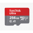 Karta SanDisk MicroSDXC 256 GB Ultra (100 MB/s, Class 10, Android) + adaptér