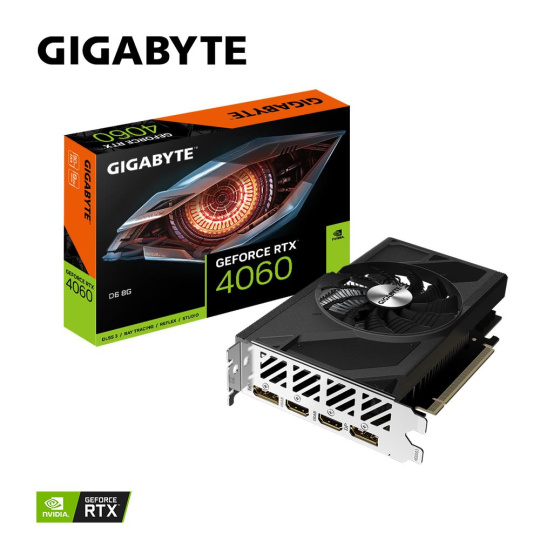 BAZAR - GIGABYTE VGA NVIDIA GeForce RTX 4060 D6 8G, RTX 4060, 8GB GDDR6, 2xDP, 2xHDMI - Po opravě (Bez příšlušenství) BAZAR - GIGABYTE VGA NVIDIA GeForce RTX 4060 D6 8G, RTX 4060, 8GB GDDR6, 2xDP, 2xHDMI - Po opravě (Bez příšlušenství)