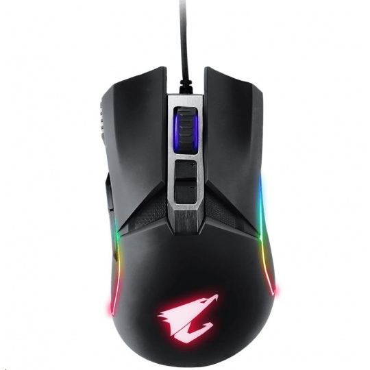 Herná myš GIGABYTE AORUS M5, USB, optická, až 16000 DPI