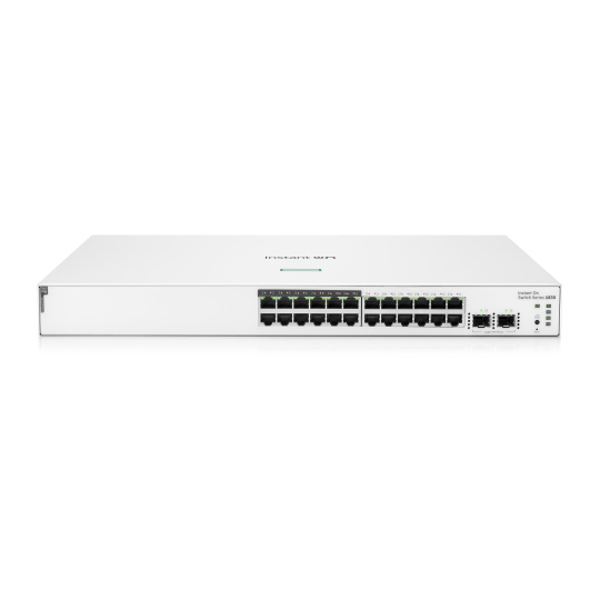 HPE Networking Instant On Switch 24p Gigabit CL4 PoE 2p SFP 195W 1830 (JL813A) HPE Networking Instant On Switch 24p Gigabit CL4 PoE 2p SFP 195W 1830 (JL813A)