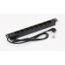 TRITON 19" rozvádzač 8x230V CSN - 2m, čierny