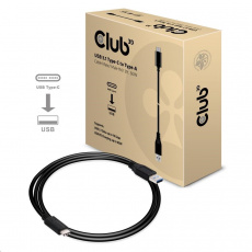 Kábel USB Club3D 3.1 Type-C na USB 3.1 Typ A, 10Gbps Power Delivery 60W (M/M), 1m Kábel USB Club3D 3.1 Type-C na USB 3.1 Typ A, 10Gbps Power Delivery 60W (M/M), 1m