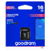 Karta GOODRAM MicroSDHC 16GB M1AA, UHS-I Class 10, U1 + adaptér