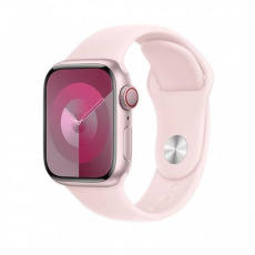 APPLE Watch Series 9 GPS + Cellular 45mm Pink Aluminium Case with Light Pink Sport Band - S/M APPLE Watch Series 9 GPS + Cellular 45mm Pink Aluminium Case with Light Pink Sport Band - S/M