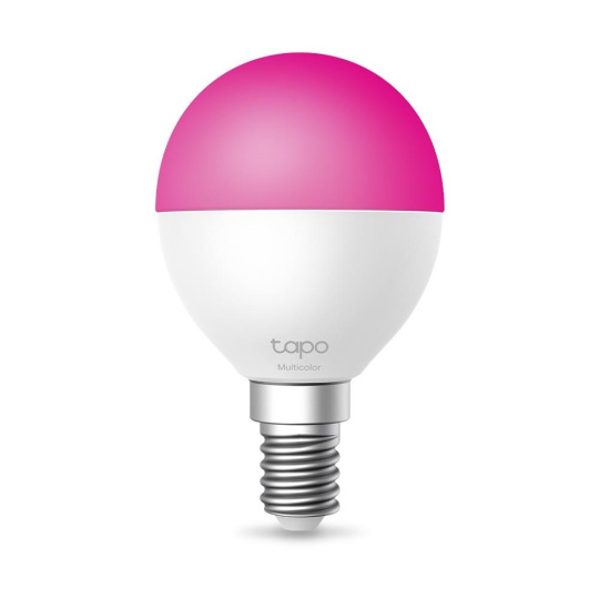 TP-Link Tapo L430P chytrá WiFi stmívatelná LED žárovka (barevná,2500K-6500K,470lm,2,4GHz,E14) TP-Link Tapo L430P chytrá WiFi stmívatelná LED žárovka (barevná,2500K-6500K,470lm,2,4GHz,E14)