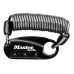 Master Lock Karabina s navíjecím kabelem 1551EURDBLK -