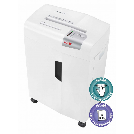 Skartovač HSM ShredStar X15 White (veľkosť rezu 4x37 mm, DIN P-4 (3))