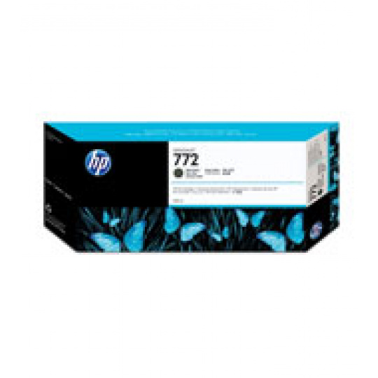Čierna matná atramentová kazeta HP 772 DJ, 300 ml, CN635A