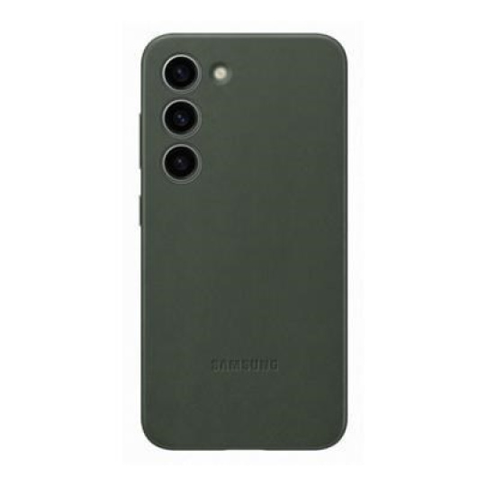 Samsung ochranný kryt kožený pro Samsung Galaxy S23, zelená