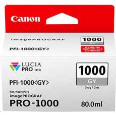 Canon BJ CARTRIDGE PFI-1000 GY (nádržka so sivým atramentom) Canon BJ CARTRIDGE PFI-1000 GY (nádržka so sivým atramentom)