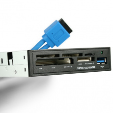 AXAGON CRI-S3, USB 3.0 interní 3.5" čtečka 5-slot ALL-IN-ONE