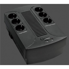 EUROCASE UPS EA200PLUS EVO2 850VA line interactive, 4x CZ zásuvka, RJ11, USB data EUROCASE UPS EA200PLUS EVO2 850VA line interactive, 4x CZ zásuvka, RJ11, USB data