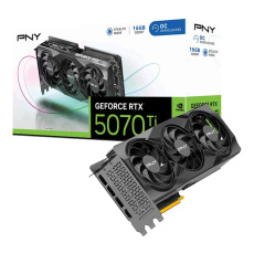 PNY VGA Nvidia GeForce RTX 5070 Ti 16GB OC Triple Fan, RTX 5070 Ti OC, 16GB GDDR7, 3x DP, 1x HDMI