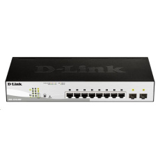 D-Link DGS-1210-08P 10-portový gigabitový inteligentný PoE switch, 8x GbE PoE+, 2x SFP, PoE 65W, bez ventilátora D-Link DGS-1210-08P 10-portový gigabitový inteligentný PoE switch, 8x GbE PoE+, 2x SFP, PoE 65W, bez ventilátora