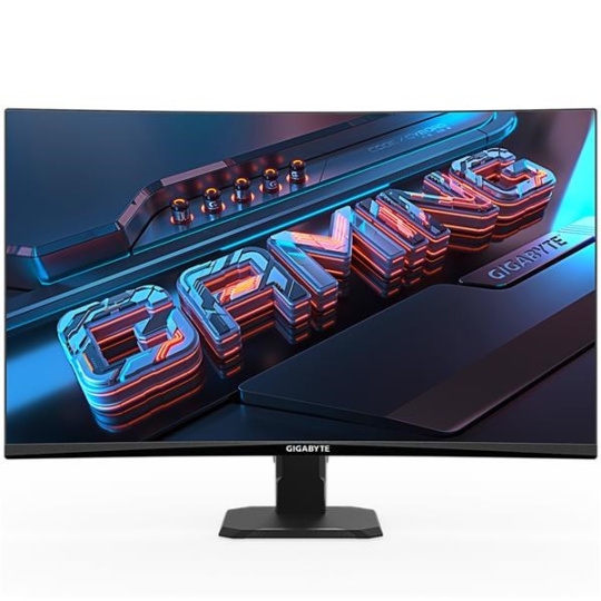 GIGABYTE LCD - 27" Gaming monitor GS27FC, 1920x1080, 250cd/m2, 1ms, 2xHDMI, 1xDP, curve, VA 1500R