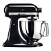 KitchenAid Artisan 5KSM125EOB Kuchyňský robot - 10 rychlostí, planetární systém, celokovová konstrukce, lesklá černá