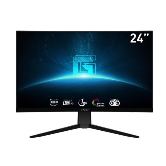 MSI LCD Gaming G2422C, 23.6", VA, 180Hz, VESA 75x75, Black