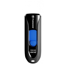 TRANSCEND Flash disk 64GB JetFlash®790, USB 3.1 (R:90/W:30 MB/s) čierna/modrá