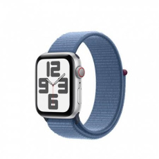 APPLE Watch SE GPS + Cellular 40mm Silver Aluminium Case with Winter Blue Sport Loop APPLE Watch SE GPS + Cellular 40mm Silver Aluminium Case with Winter Blue Sport Loop