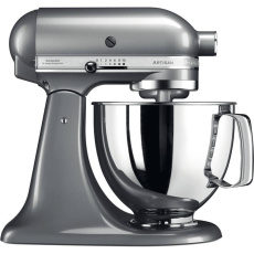 KitchenAid Artisan 5KSM125ECU Kuchyňský robot - 10 rychlostí, planetární systém, celokovová konstrukce, stříbrná